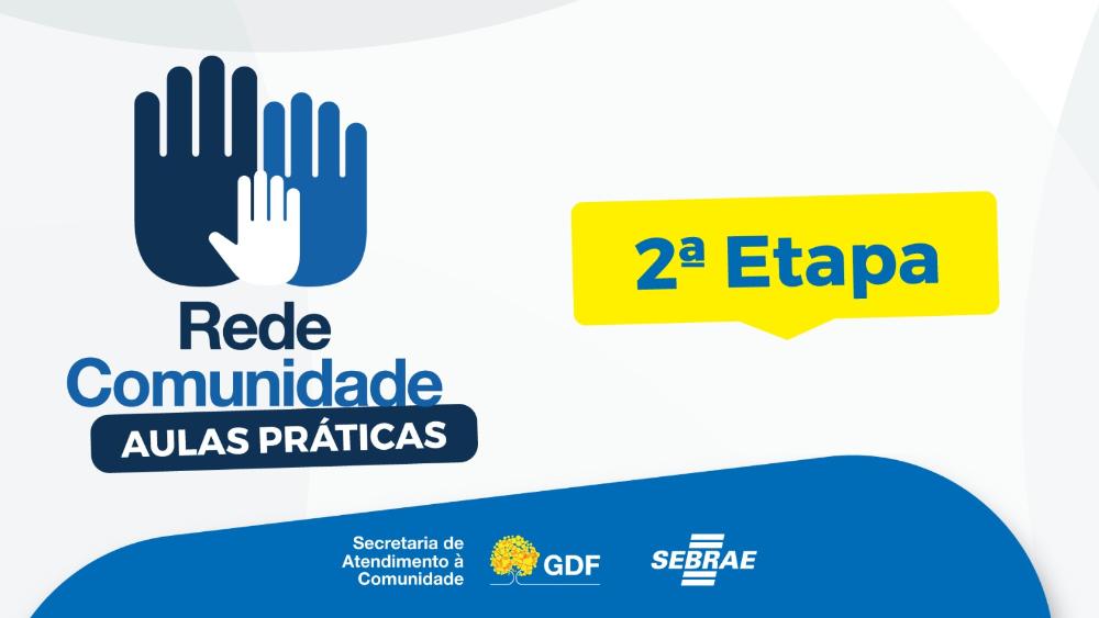 Capa da notícia: Segunda etapa do projeto Rede Comunidade inicia novo ciclo de capacitação